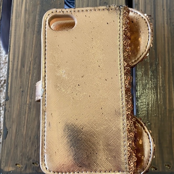 Disney rose gold minnie ears iphone case/wallet - Picture 3 of 3